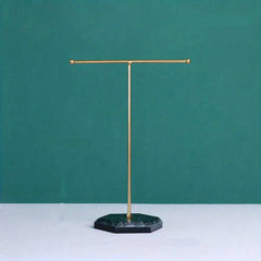 Metal T Bar Jewelry Display Stand Tabletop Organizer