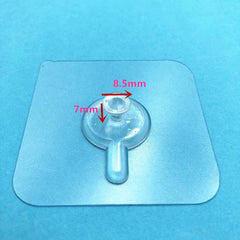 10pcs Adhesive Wall Nail Hooks Strong Non Punching Photo Frame Nails