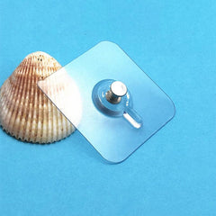 10pcs Adhesive Wall Nail Hooks Strong Non Punching Photo Frame Nails