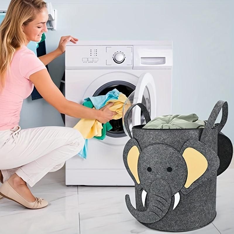 Foldable Toy Storage Basket With Play Mat Children Toy Organizer