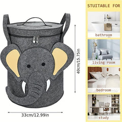 Foldable Toy Storage Basket With Play Mat Children Toy Organizer