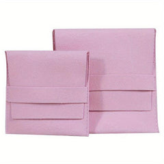 Velvet Flip Jewelry Bag Double sided Microfiber Ring Storage Bag