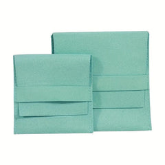 Velvet Flip Jewelry Bag Double sided Microfiber Ring Storage Bag