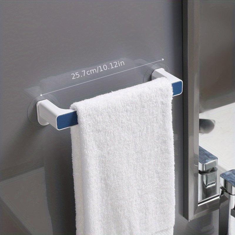 Bathroom Towel Rack Wall Mounted Towel Holder Suction Towel Shelf