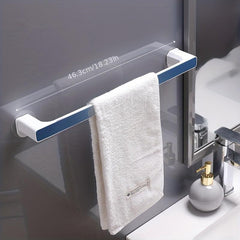 Bathroom Towel Rack Wall Mounted Towel Holder Suction Towel Shelf