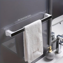 Bathroom Towel Rack Wall Mounted Towel Holder Suction Towel Shelf