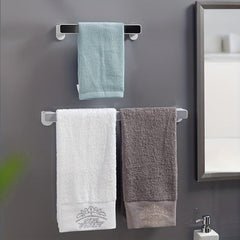 Bathroom Towel Rack Wall Mounted Towel Holder Suction Towel Shelf