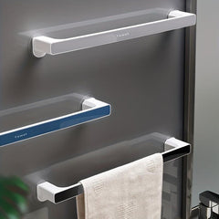 Bathroom Towel Rack Wall Mounted Towel Holder Suction Towel Shelf