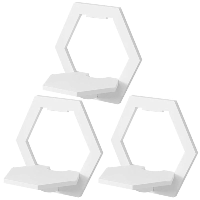 Hexagon Wall Shelf Bedside Wall Display Stand Flower Pot Holder