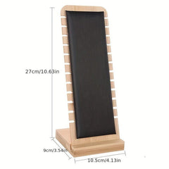 Solid Wood Necklace Stand Jewelry Display Rack