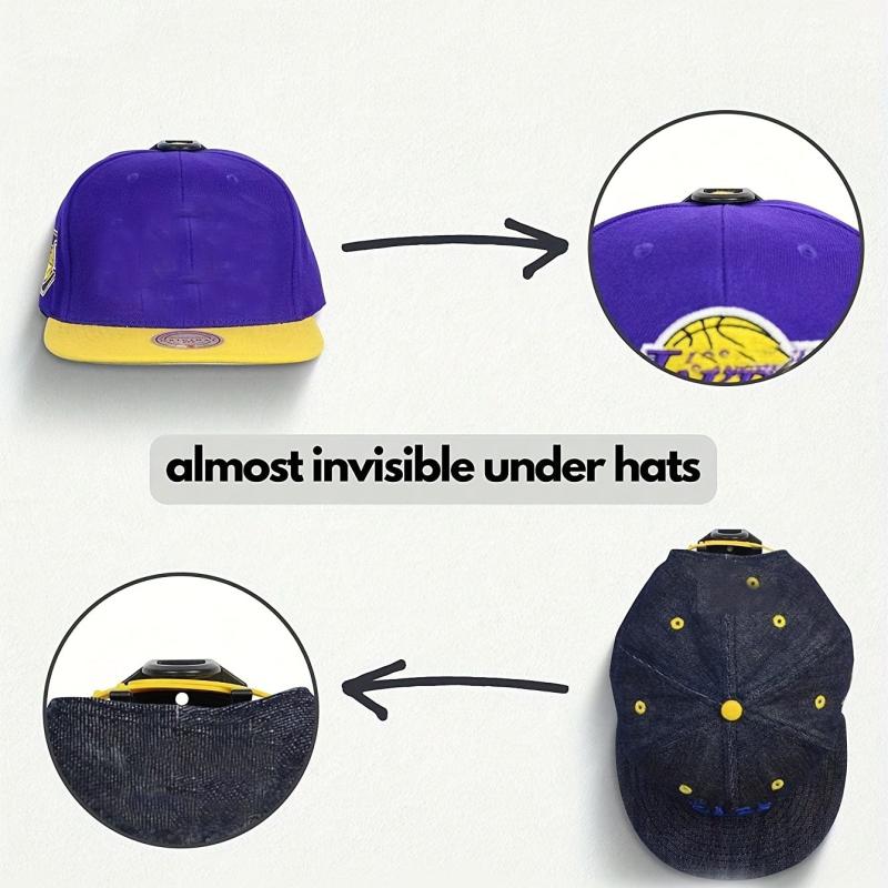Minimalist Hat Hooks for Wall - Strong Adhesive - Baseball Cap Display