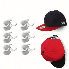 Minimalist Hat Hooks for Wall - Strong Adhesive - Baseball Cap Display