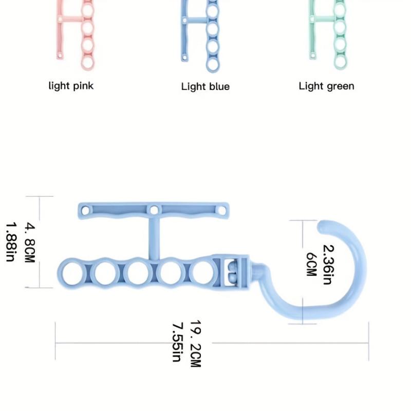 Creative 5 Hole Hanger Hook Non-Slip Drying Rack