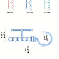 Creative 5 Hole Hanger Hook Non-Slip Drying Rack