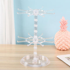 2 Tier Rotatable Jewelry Storage Rack