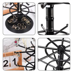 2 Tier Rotatable Jewelry Storage Rack