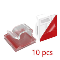 10pcs Self Adhesive Cable Organizer Wire Holder Clips
