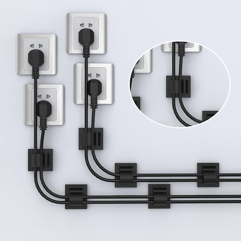 10pcs Self Adhesive Cable Organizer Wire Holder Clips