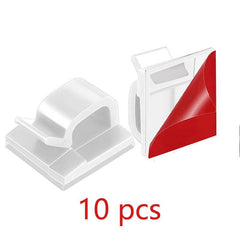 10pcs Self Adhesive Cable Organizer Wire Holder Clips