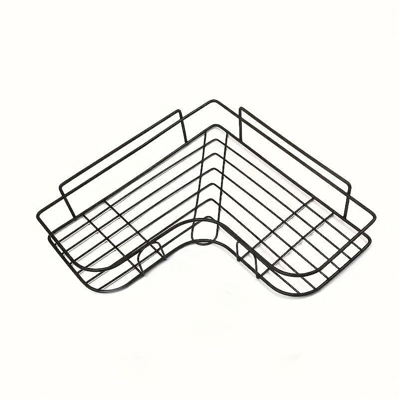 Iron Art Corner Shower Caddy Wall Mounted Bathroom Storage Rack