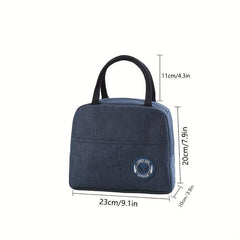 High Capacity Insulated Lunch Bag Waterproof Reusable Lunch Box
