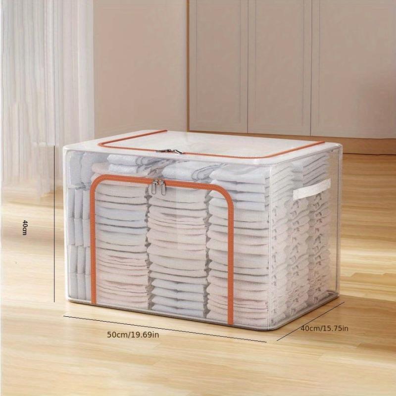 Waterproof Storage Box Clothing Quilt Organizer Toy Sundries PVC Zip