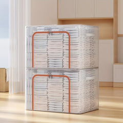 Waterproof Storage Box Clothing Quilt Organizer Toy Sundries PVC Zip