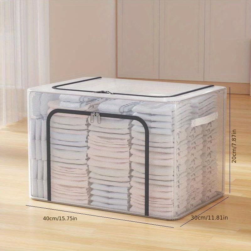 Waterproof Storage Box Clothing Quilt Organizer Toy Sundries PVC Zip