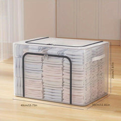 Waterproof Storage Box Clothing Quilt Organizer Toy Sundries PVC Zip