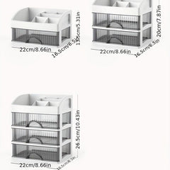 Drawer Type Makeup Storage Box 1 2 3 Layers Organizer