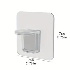 Partition Layer Holder Shelf Board Support Bracket Self Adhesive Traceless Pin