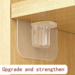 Partition Layer Holder Shelf Board Support Bracket Self Adhesive Traceless Pin