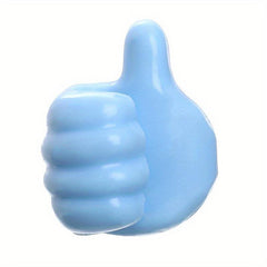 2pcs Adhesive Thumb Cable Clip Key Hook Wall Hangers