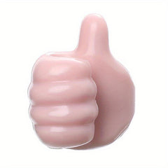 2pcs Adhesive Thumb Cable Clip Key Hook Wall Hangers