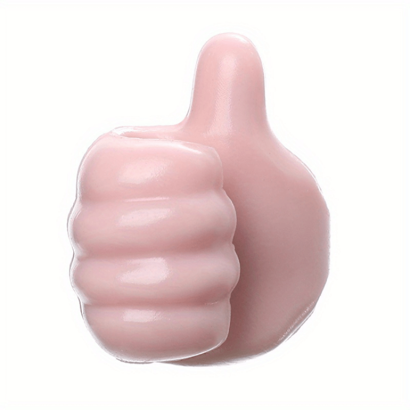 2pcs Adhesive Thumb Cable Clip Key Hook Wall Hangers