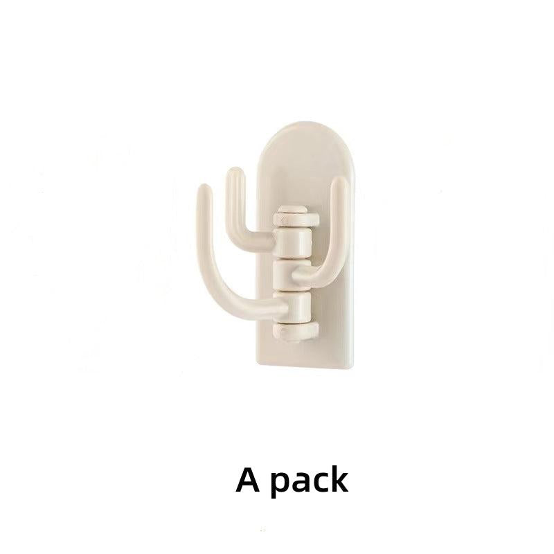 5pcs Adhesive 3-hook Wall Hanging Cactus Rota