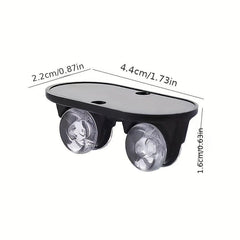 4pcs Self Adhesive Mini Caster Wheels for Storage Boxes Trash Cans & More