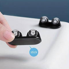 4pcs Self Adhesive Mini Caster Wheels for Storage Boxes Trash Cans & More