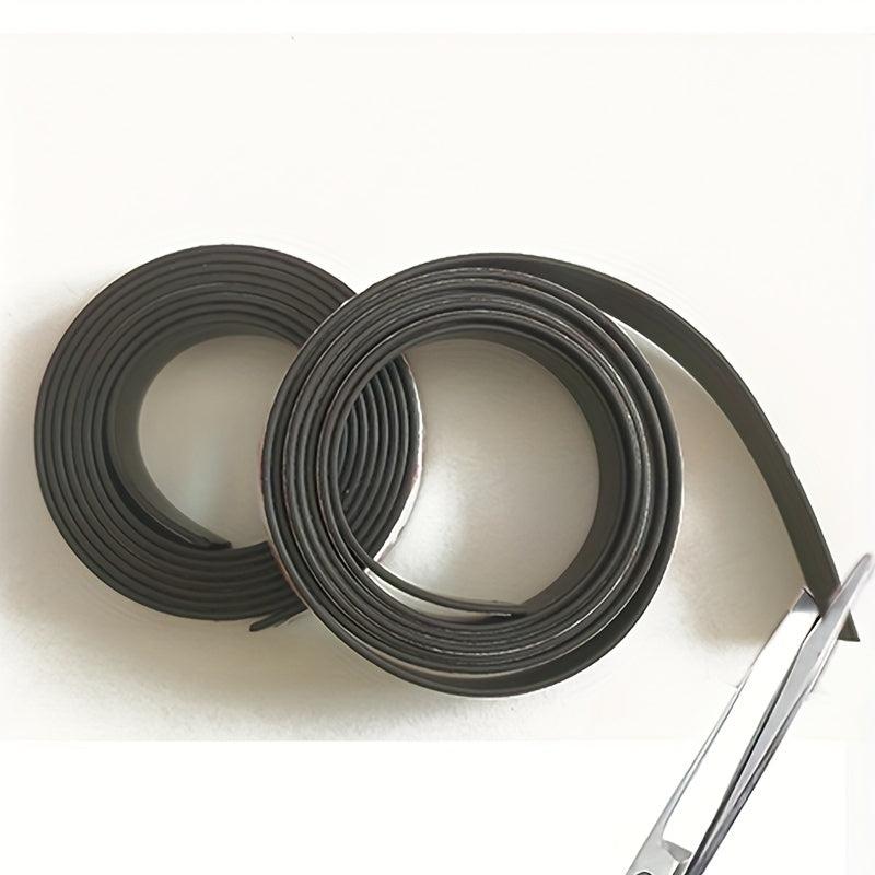Self Adhesive Magnet Strip Sticky Back Magnetic Tape Small Tool Storage