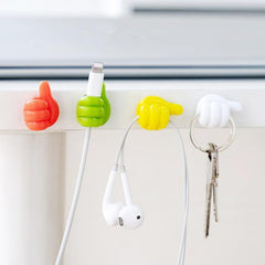 Creative Thumb Hook Cable Organizer - Store and Organize Cables