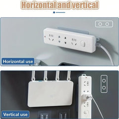 2pcs Adhesive Double Hook, Wall Mount, No Drilling, Utility Hook