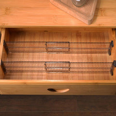 4pcs Retractable Drawer Divider Adjustable Organizer Spring Loaded