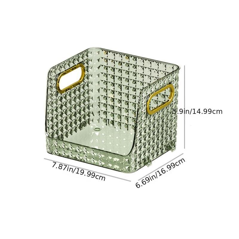 Transparent Desk Makeup Holder for Cosmetics and Office Supplies