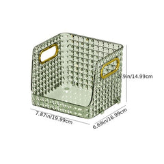 Transparent Desk Makeup Holder for Cosmetics and Office Supplies