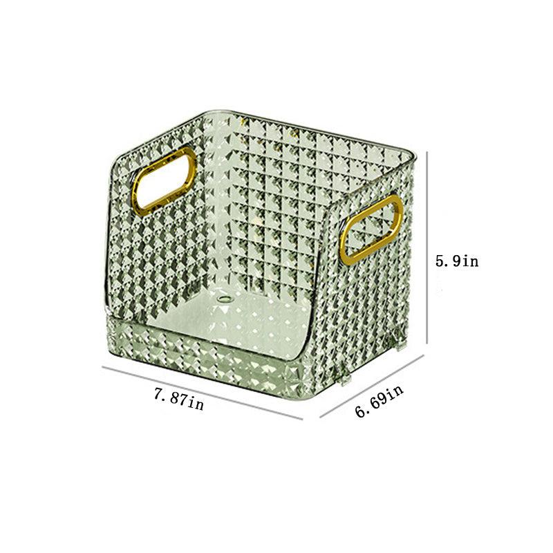 Transparent Desk Makeup Holder for Cosmetics and Office Supplies