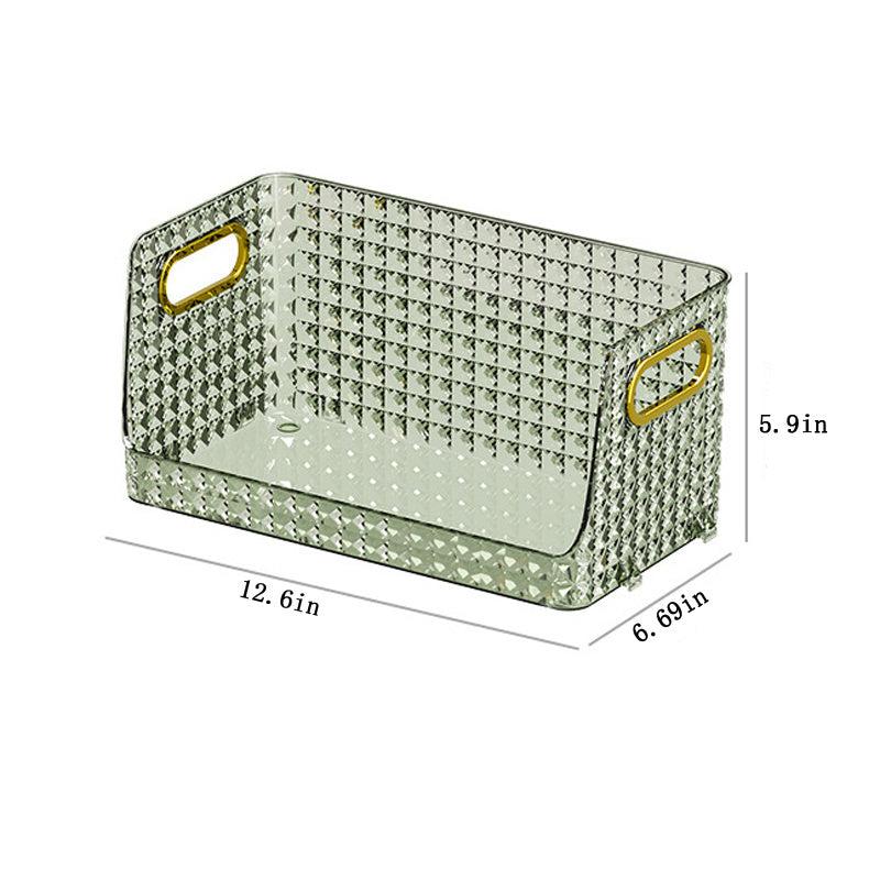 Transparent Desk Makeup Holder for Cosmetics and Office Supplies