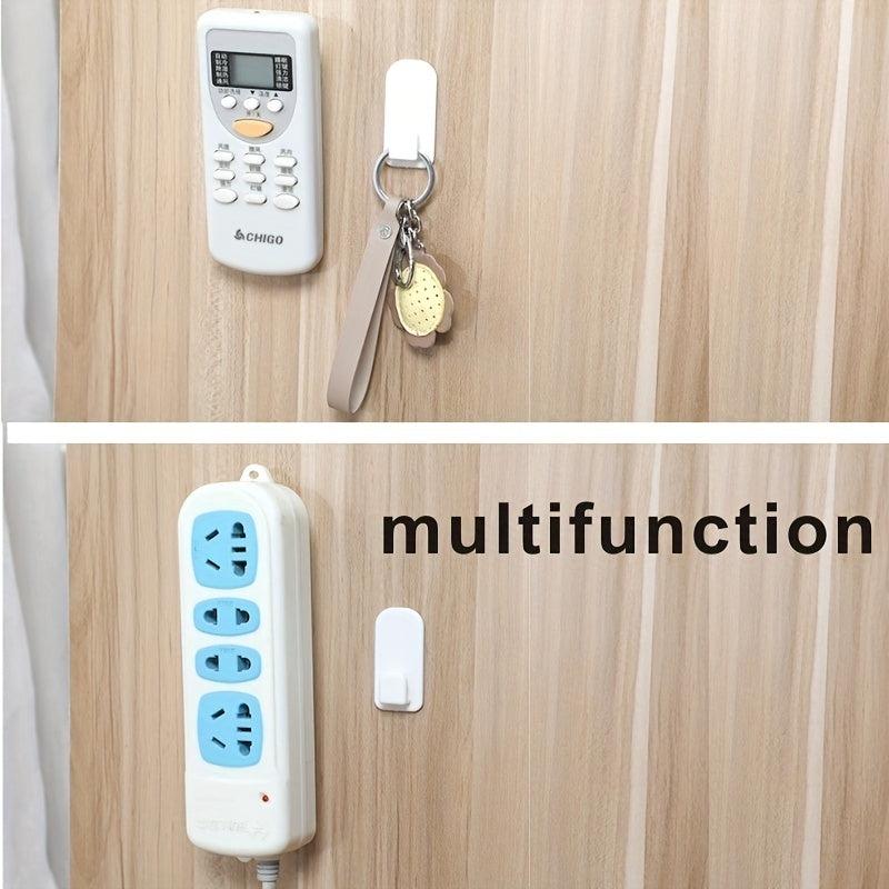 2 Pairs Remote Control Storage Hooks TV Air Conditioner Key Holder