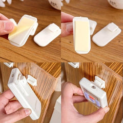 2 Pairs Remote Control Storage Hooks TV Air Conditioner Key Holder