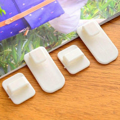 2 Pairs Remote Control Storage Hooks TV Air Conditioner Key Holder