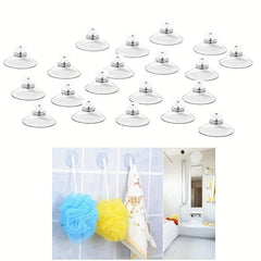 1pc 40mm 1 57inch Clear Suction Cups Nut Rubber Window Suckers